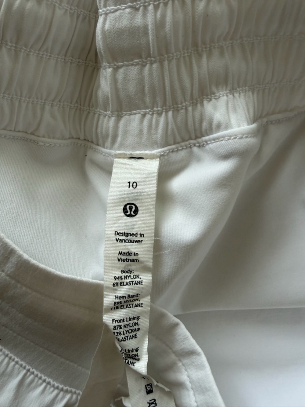 lululemon athletica White Athletic Skort with Elastic Waistband - Picture 5 of 5